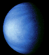 Венера в синих лучах